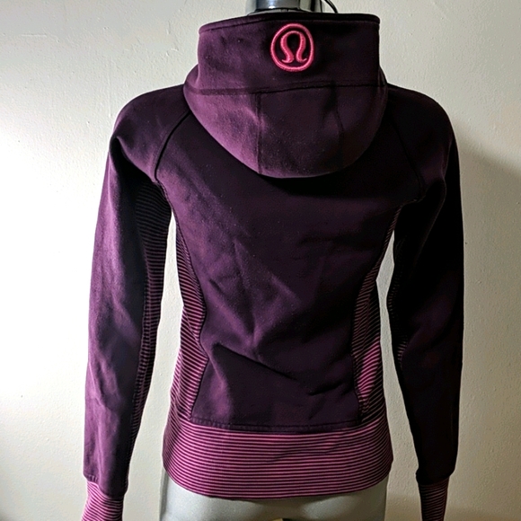 Lululemon Scuba Hoodie MAROON AND HOT PINK - Picture 1 of 6